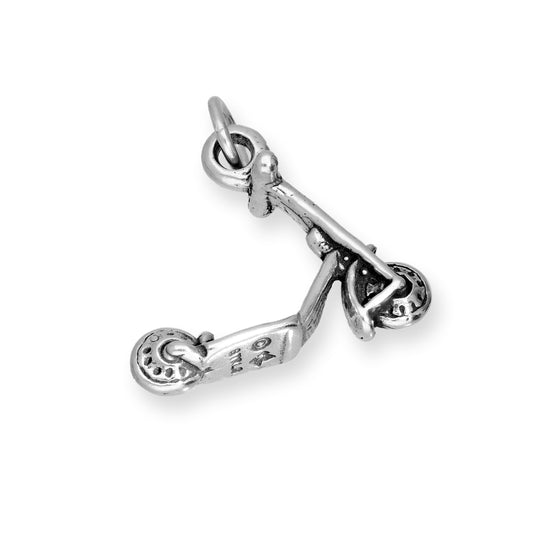 Sterling Silver Push Scooter Charm