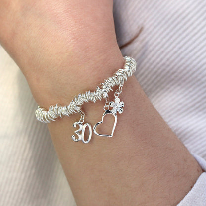 Sterling Silver Birthday Number Clip on Charms