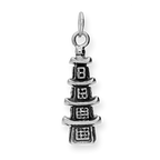 Sterling Silver Pagoda Charm