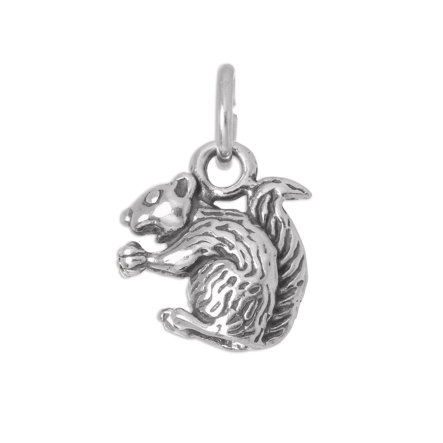 Sterling Silver Squirrel Charm