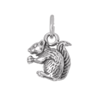 Sterling Silver Squirrel Charm