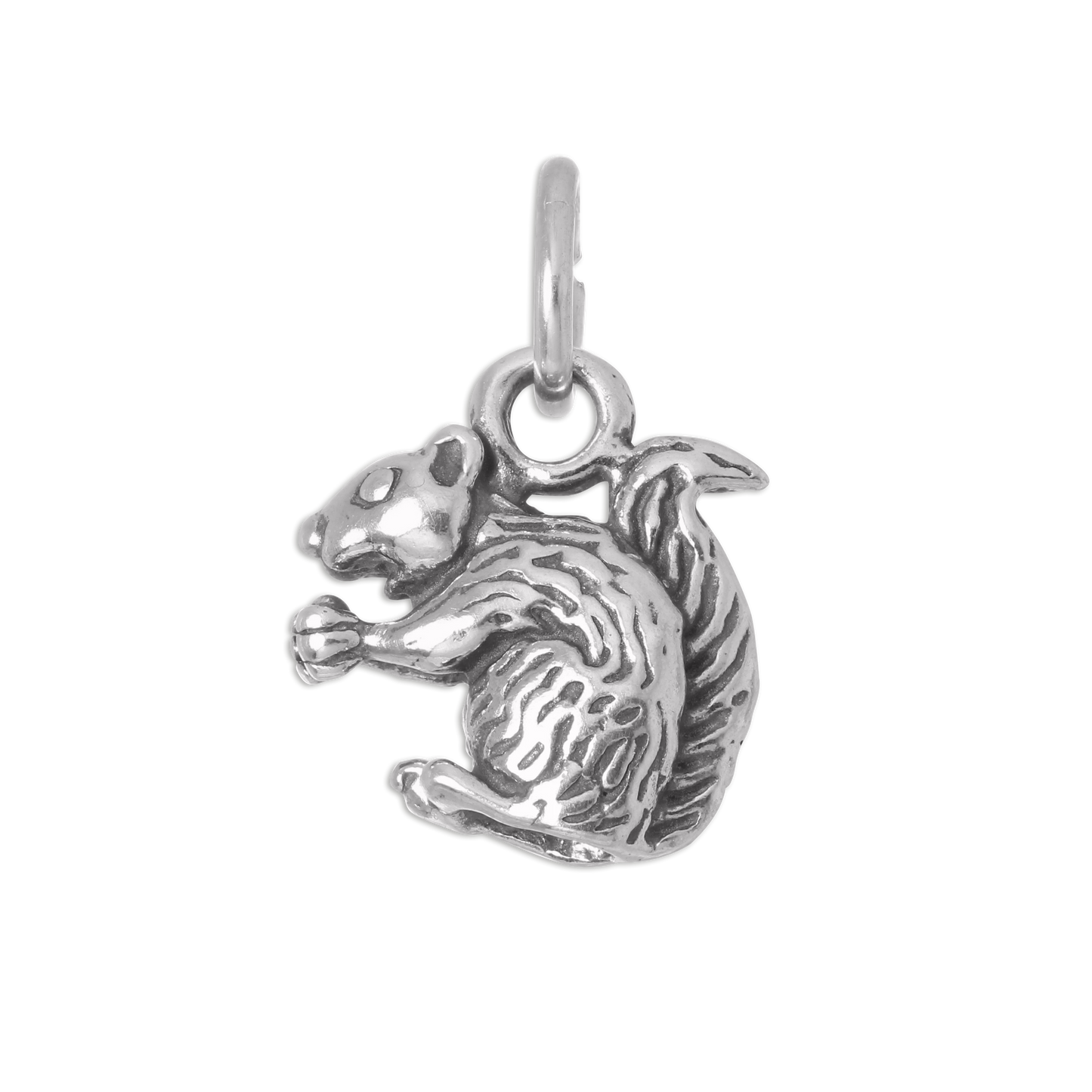 Sterling Silver Squirrel Charm