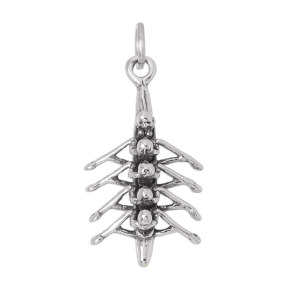 Sterling Silver Rowers Charm