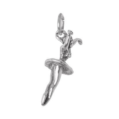 Sterling Silver Ballerina Charm