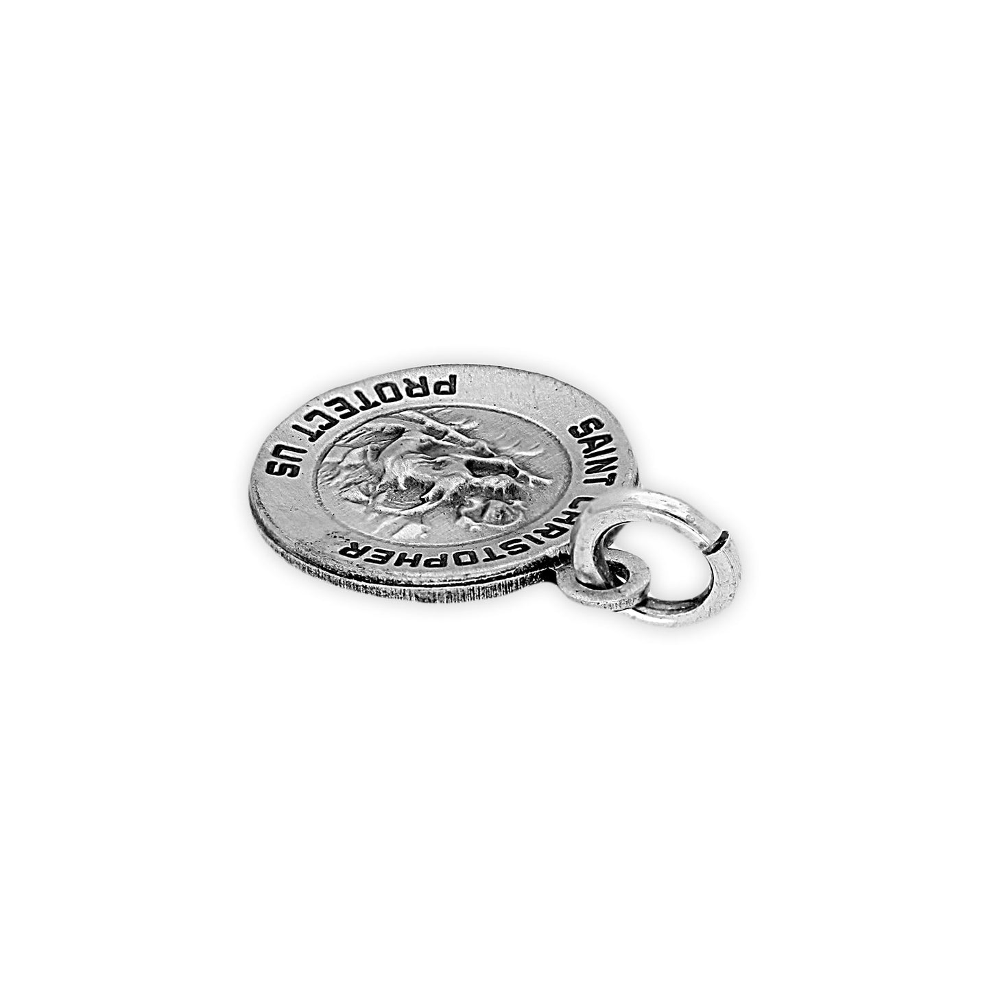 Sterling Silver St Christopher's Medal Charm