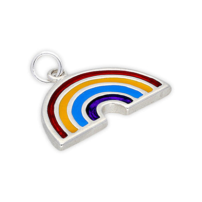 Sterling Silver Rainbow Charm