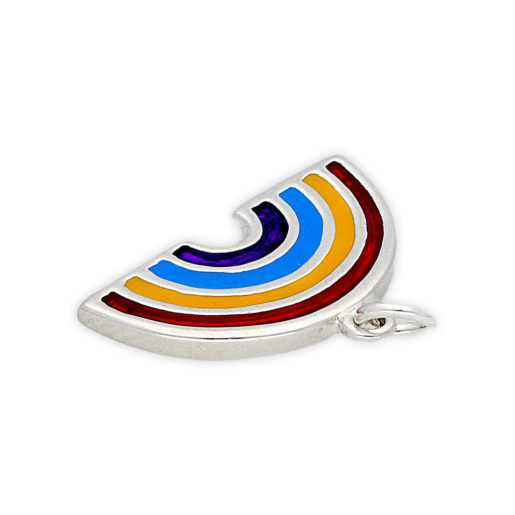 Sterling Silver Rainbow Charm