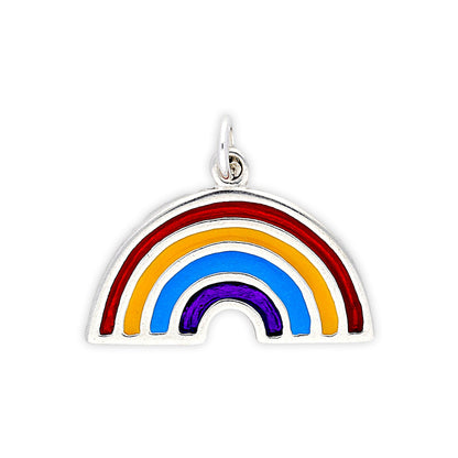 Sterling Silver Rainbow Charm