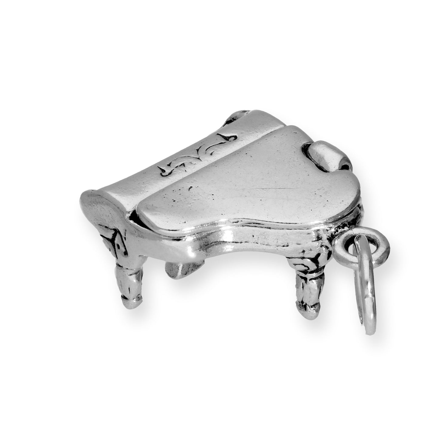 Sterling Silver Grand Piano Charm