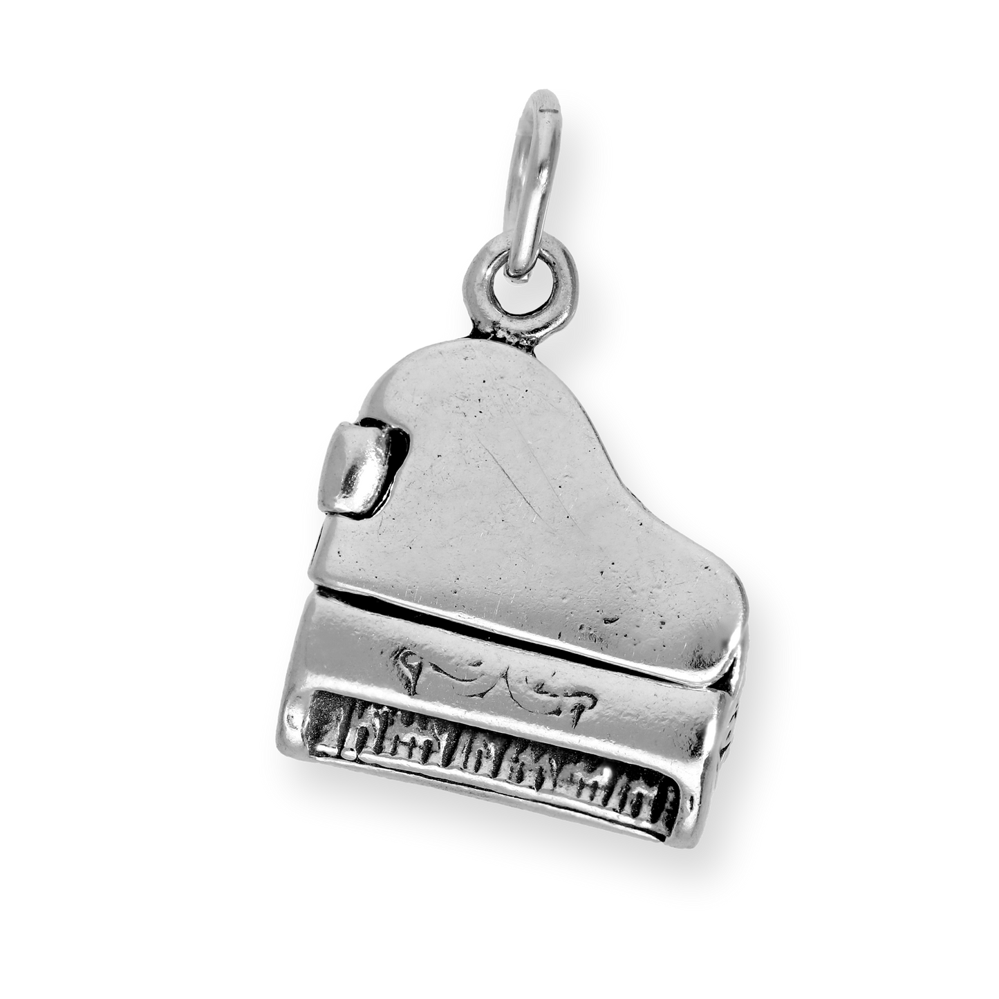 Sterling Silver Grand Piano Charm