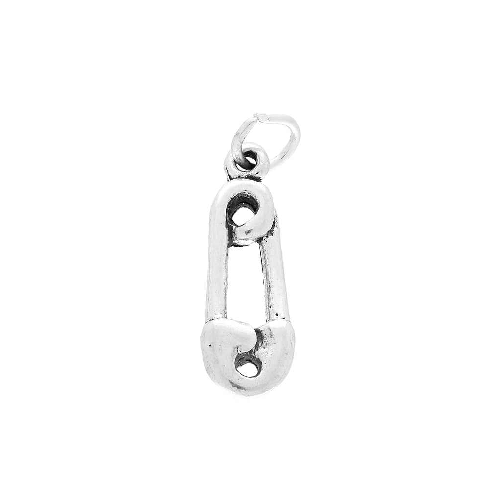 Sterling Silver Safety Pin Charm