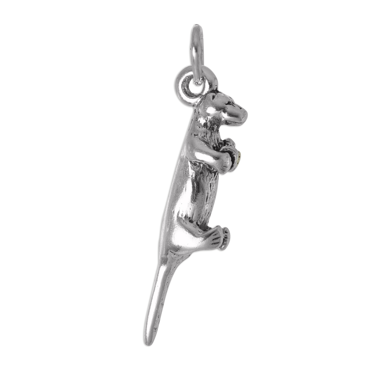Sterling Silver 3D Otter Charm