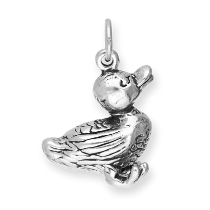 Sterling Silver Duck Charm