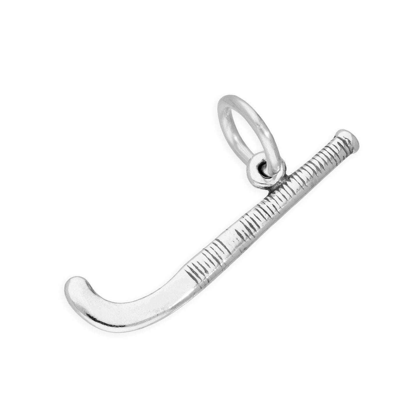 Sterling Silver Hockey Stick Charm