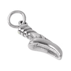 Sterling Silver Ballet Shoe and Foot Charm