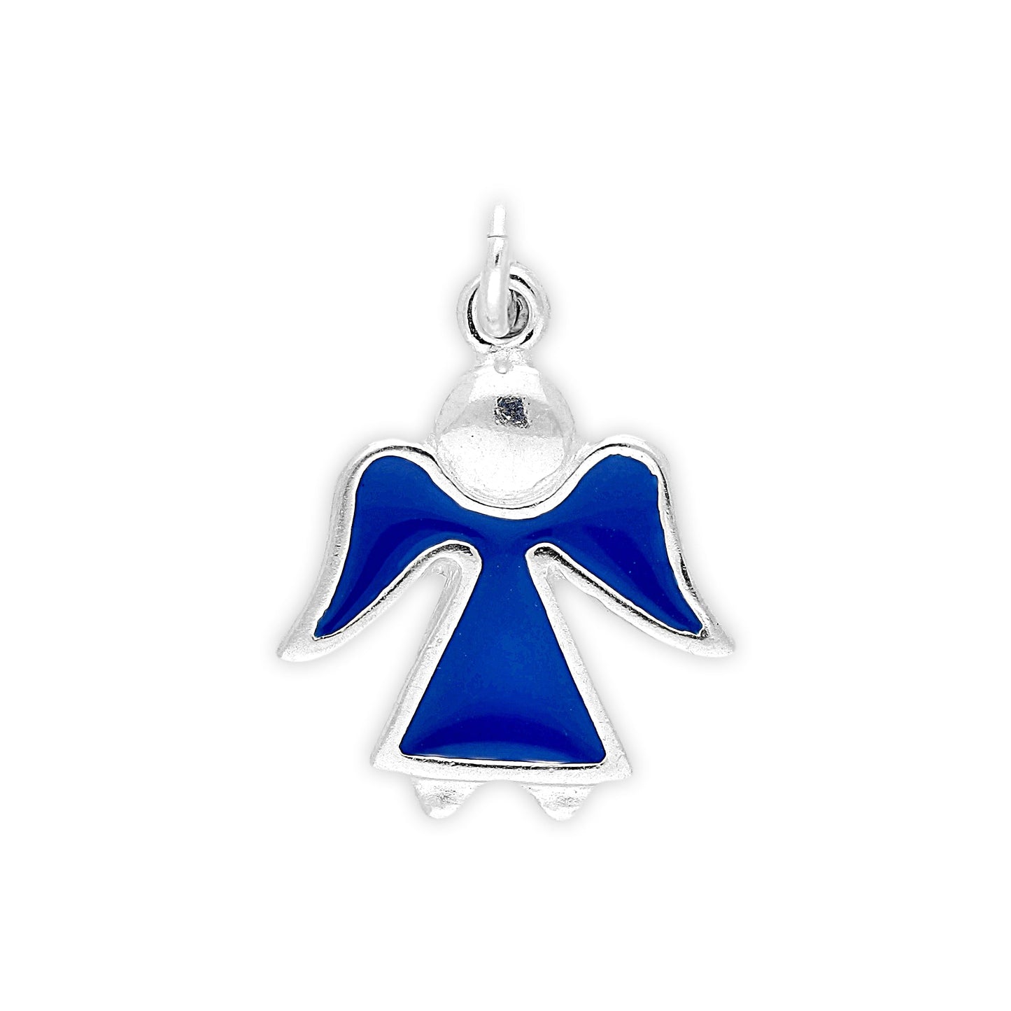 Sterling Silver Enamelled Angel Charm