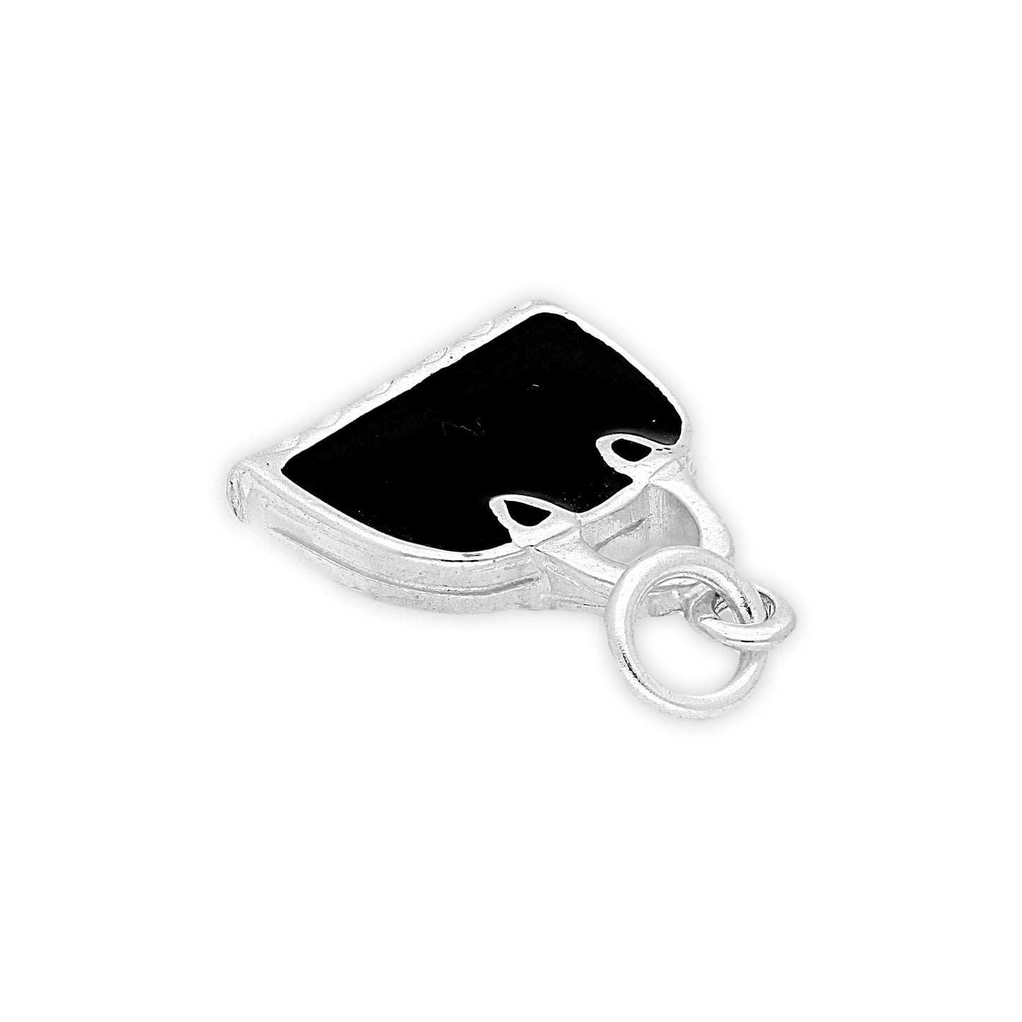 Sterling Silver Enamelled Handbag Charm