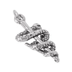 Sterling Silver 3D Vet Charm