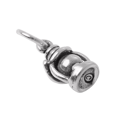 Sterling Silver 3D Lantern Charm