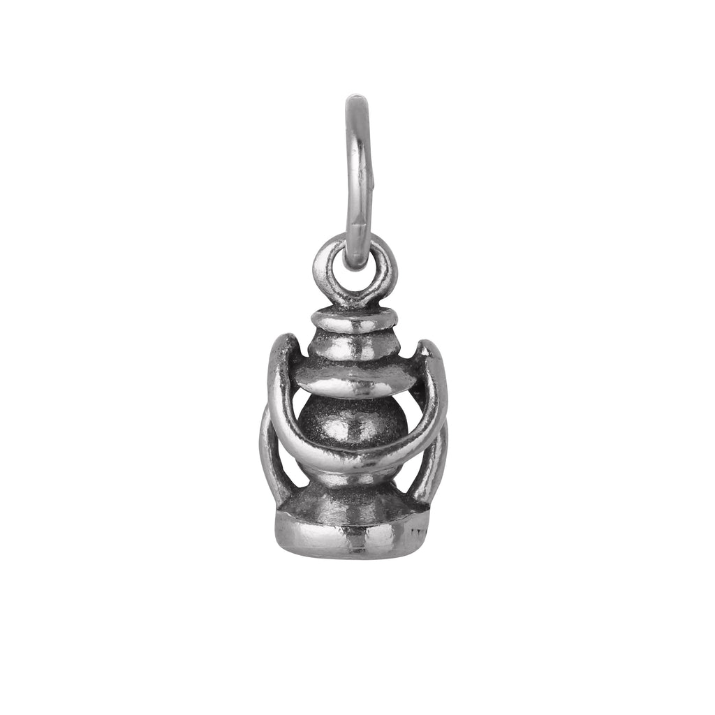Sterling Silver 3D Lantern Charm