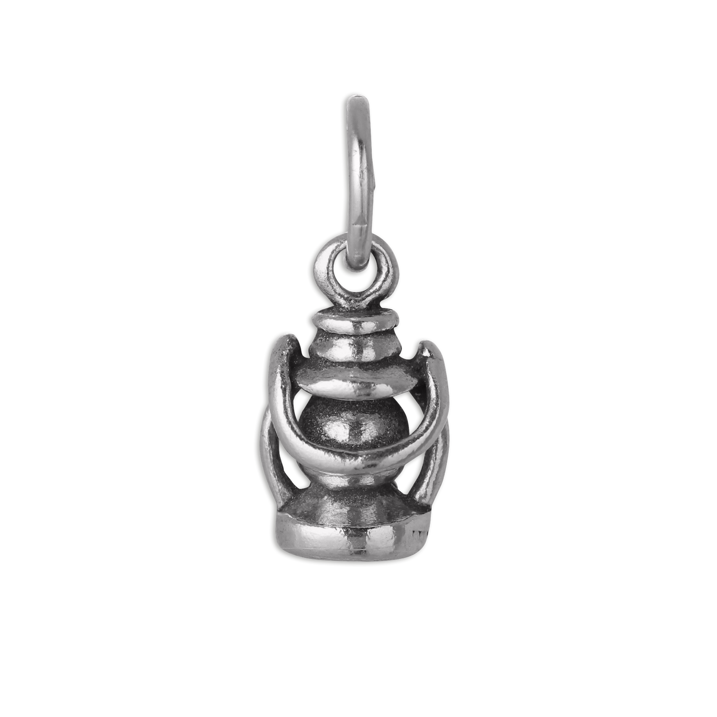 Sterling Silver 3D Lantern Charm