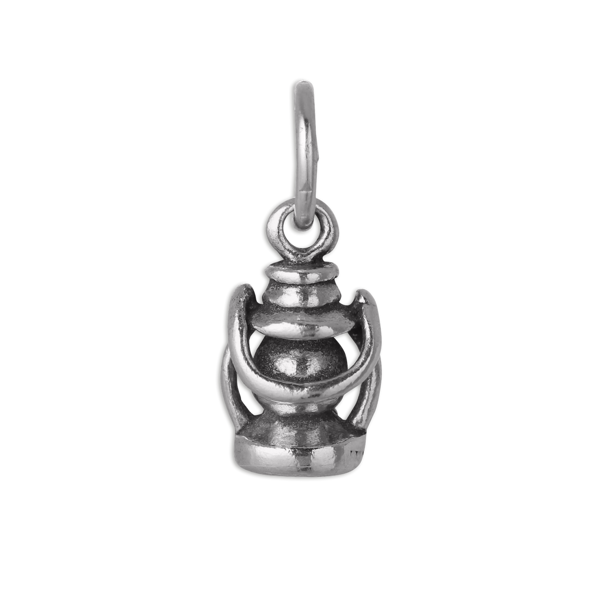 Sterling Silver 3D Lantern Charm