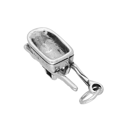 Sterling Silver Wheel Barrow Charm