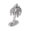 Sterling Silver 3D Palm Tree Charm
