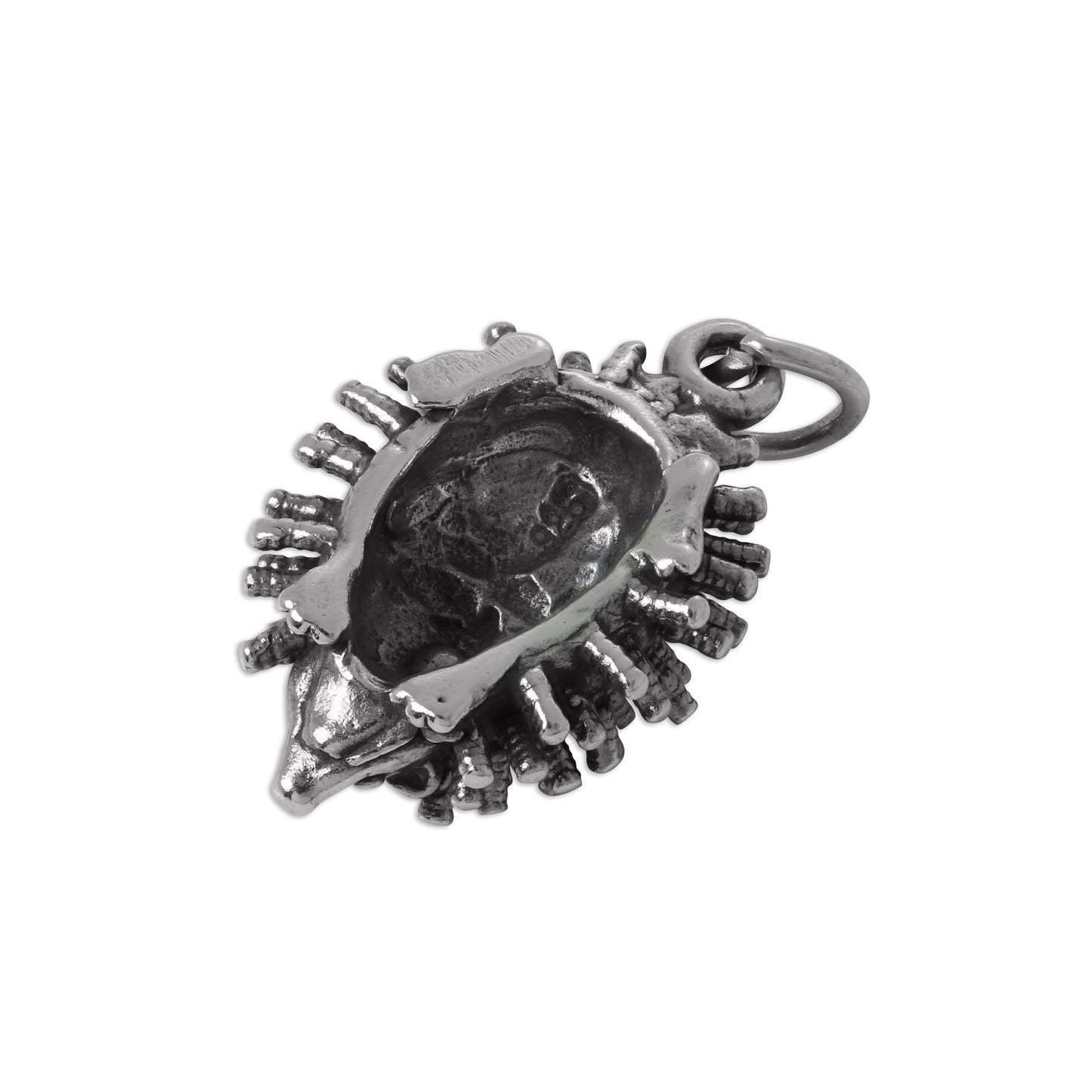 Sterling Silver 3D Large Hedgehog Charm