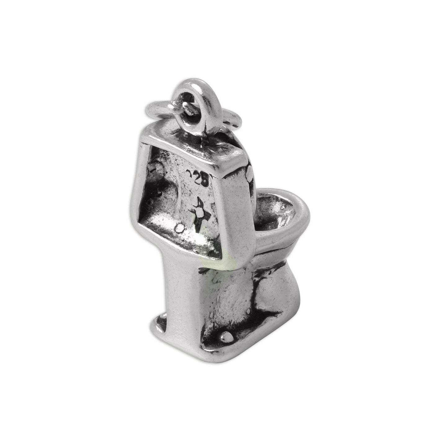 Sterling Silver 3D Loo Charm