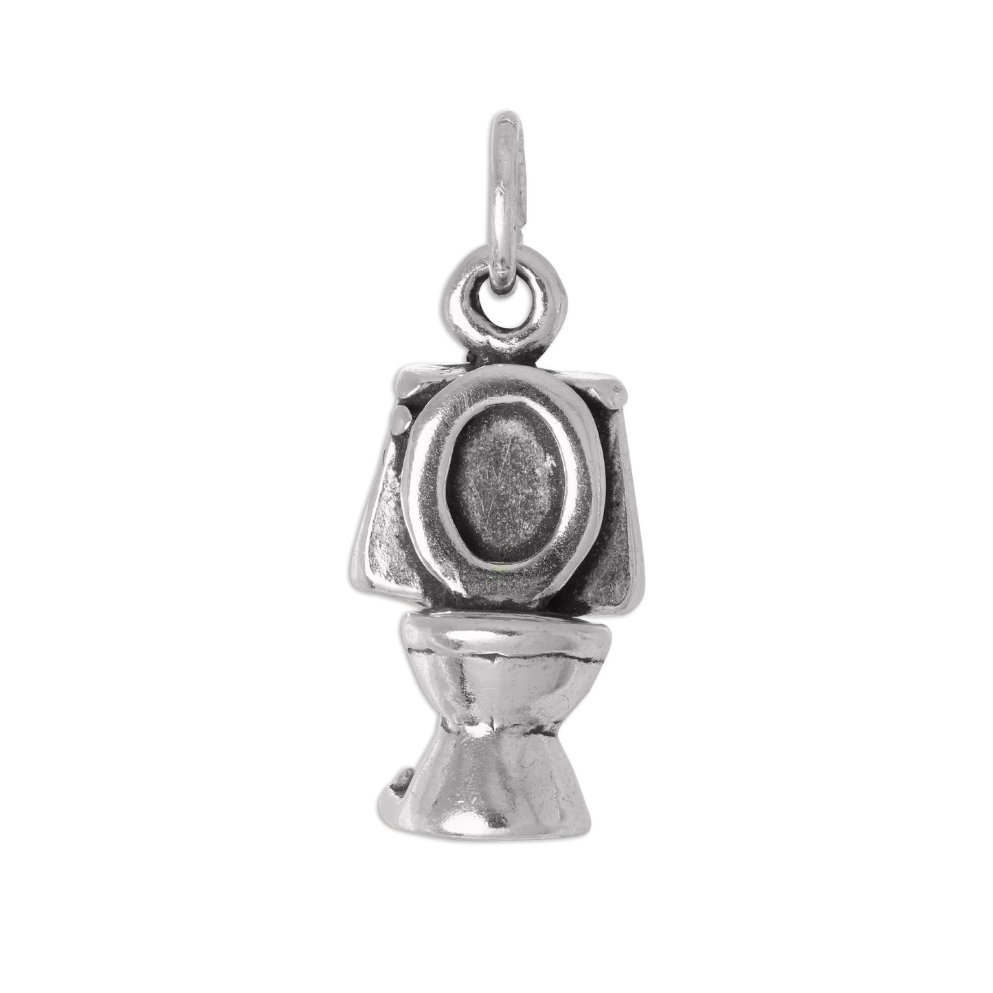 Sterling Silver 3D Loo Charm