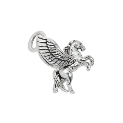 Sterling Silver 3D Pegasus Charm