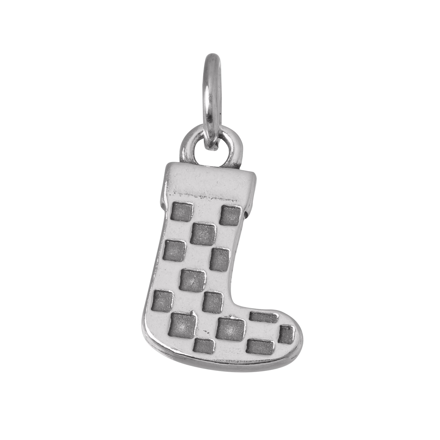 Sterling Silver Christmas Stocking Charm