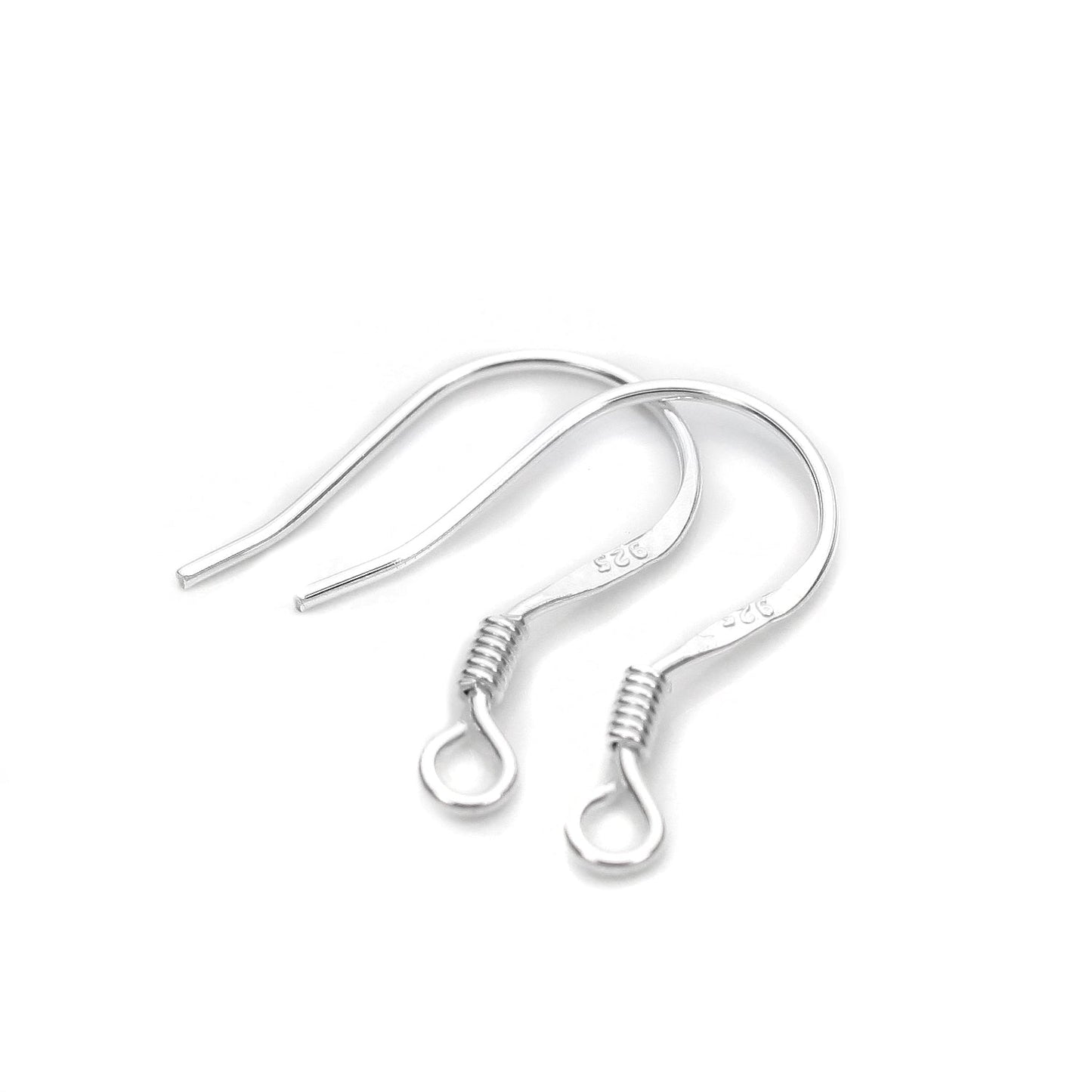 2 x Sterling Silver Earring Wires