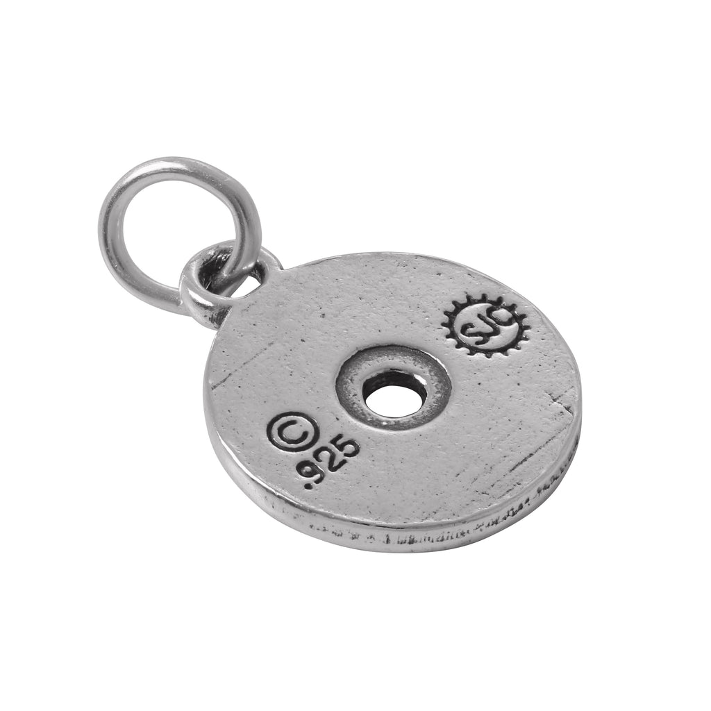 Sterling Silver CD With Music Charm