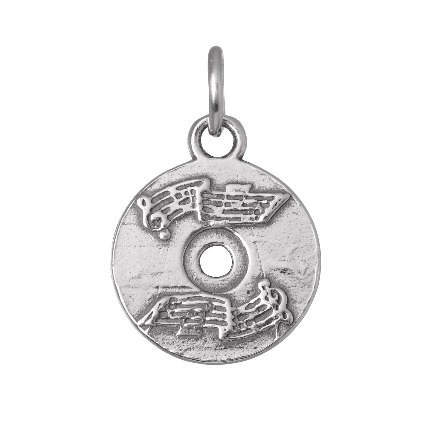 Sterling Silver CD With Music Charm