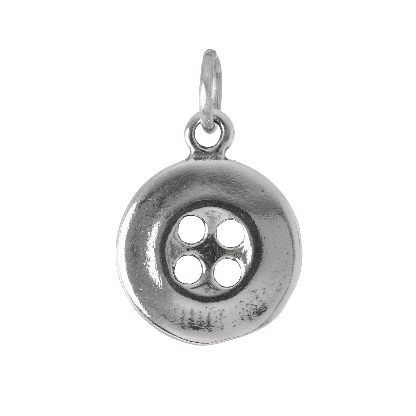 Sterling Silver Button Charm