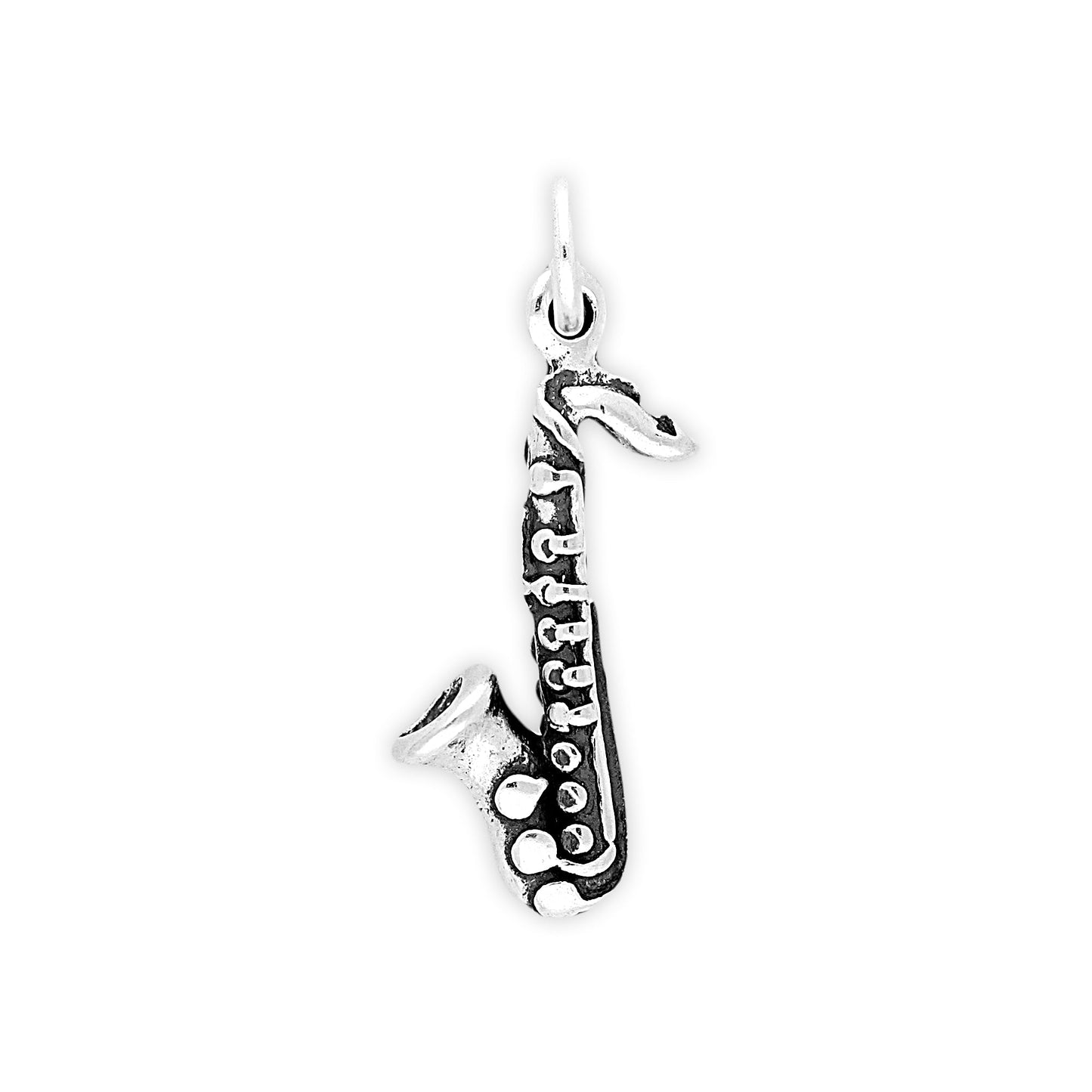 Sterling Silver Saxophone Charm