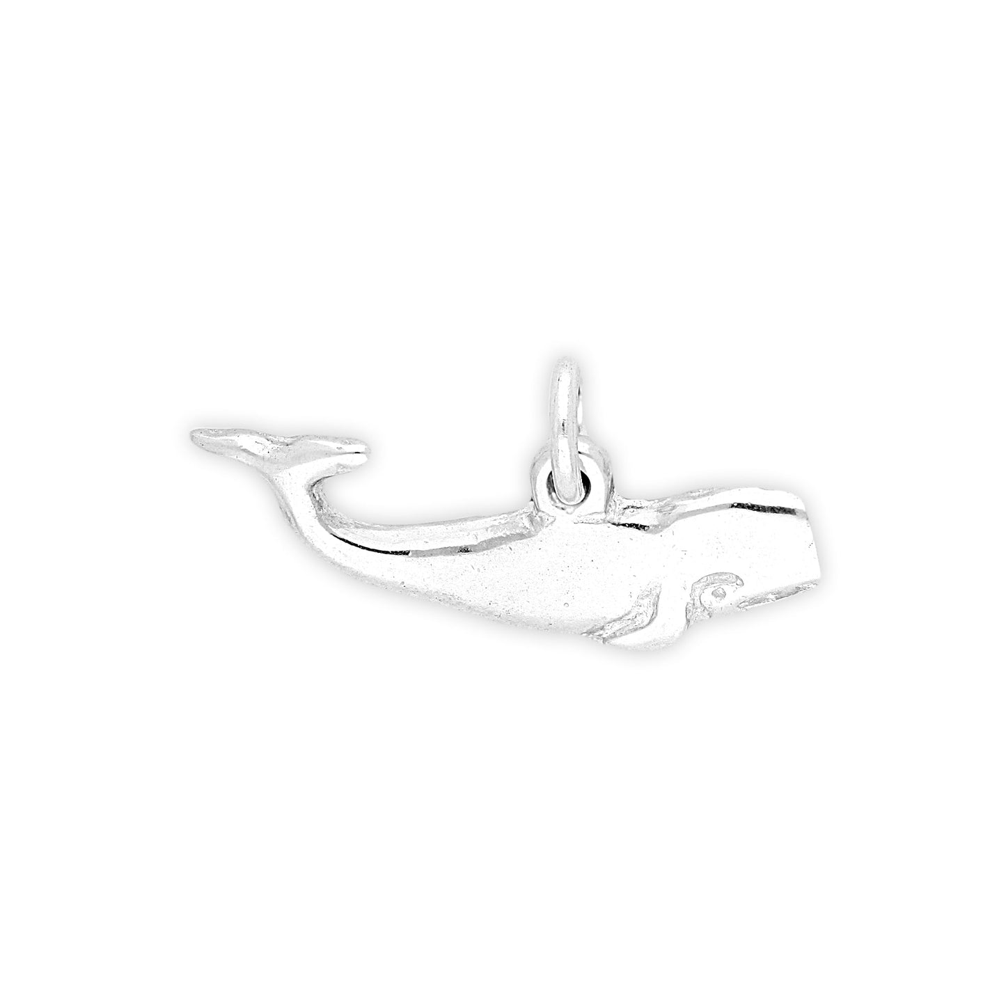 Sterling Silver Sperm Whale Charm
