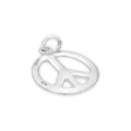 Sterling Silver Peace Symbol Charm
