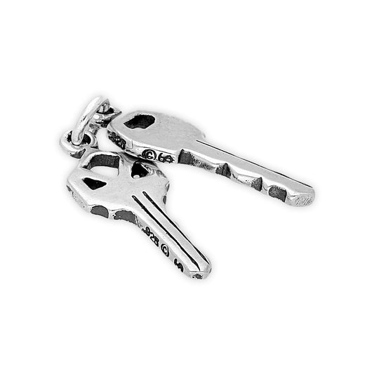 Sterling Silver Keys Charm