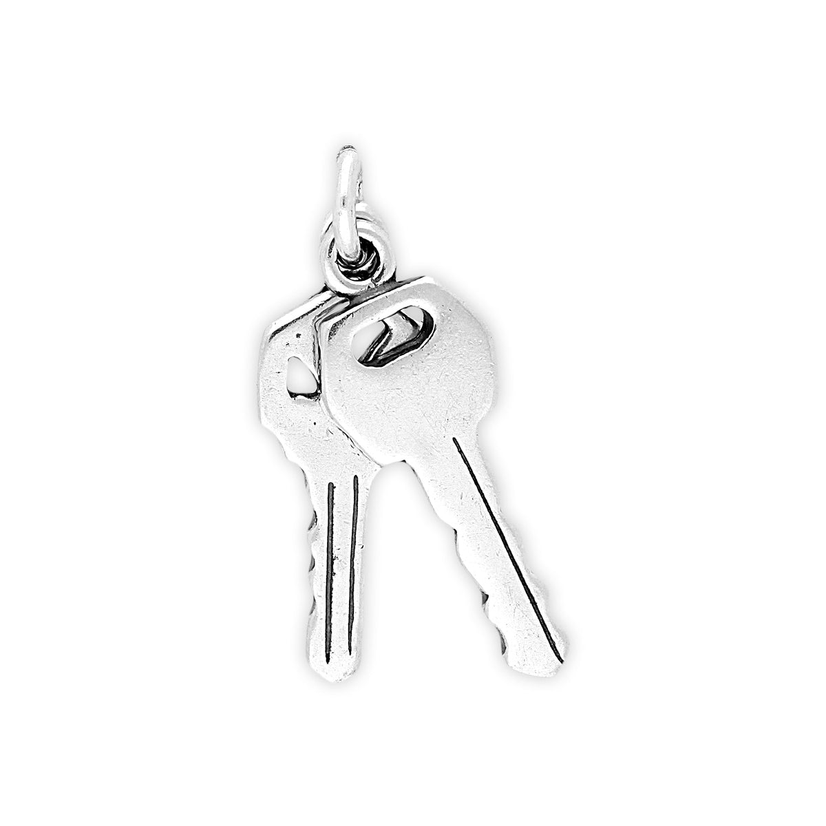 Sterling Silver Keys Charm