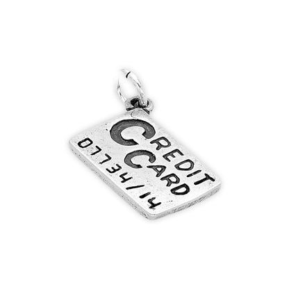 Sterling Silver Credit Card Charm