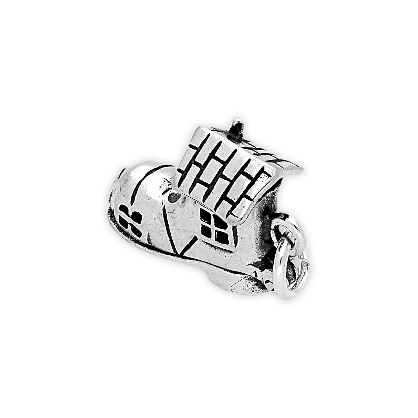 Sterling Silver Old Lady in Shoe Charm