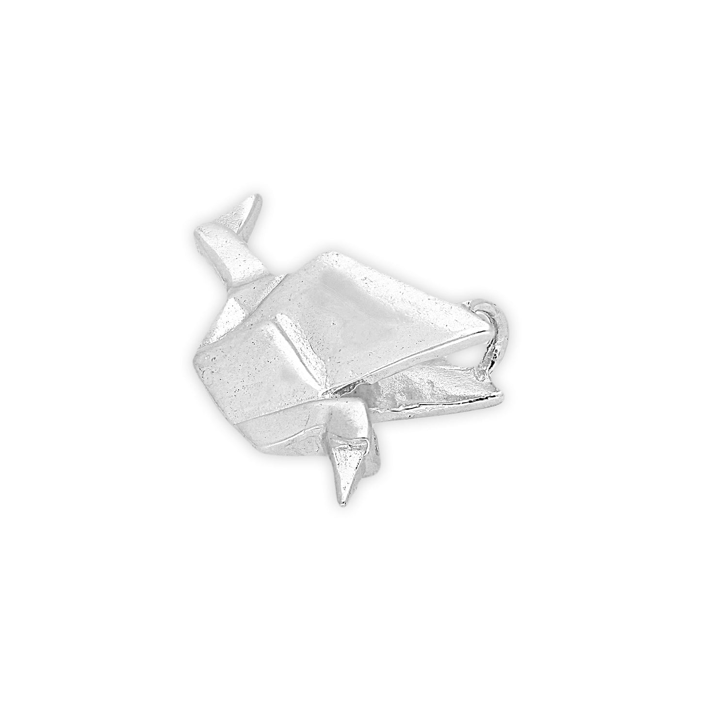 Sterling Silver Origami Crane Charm