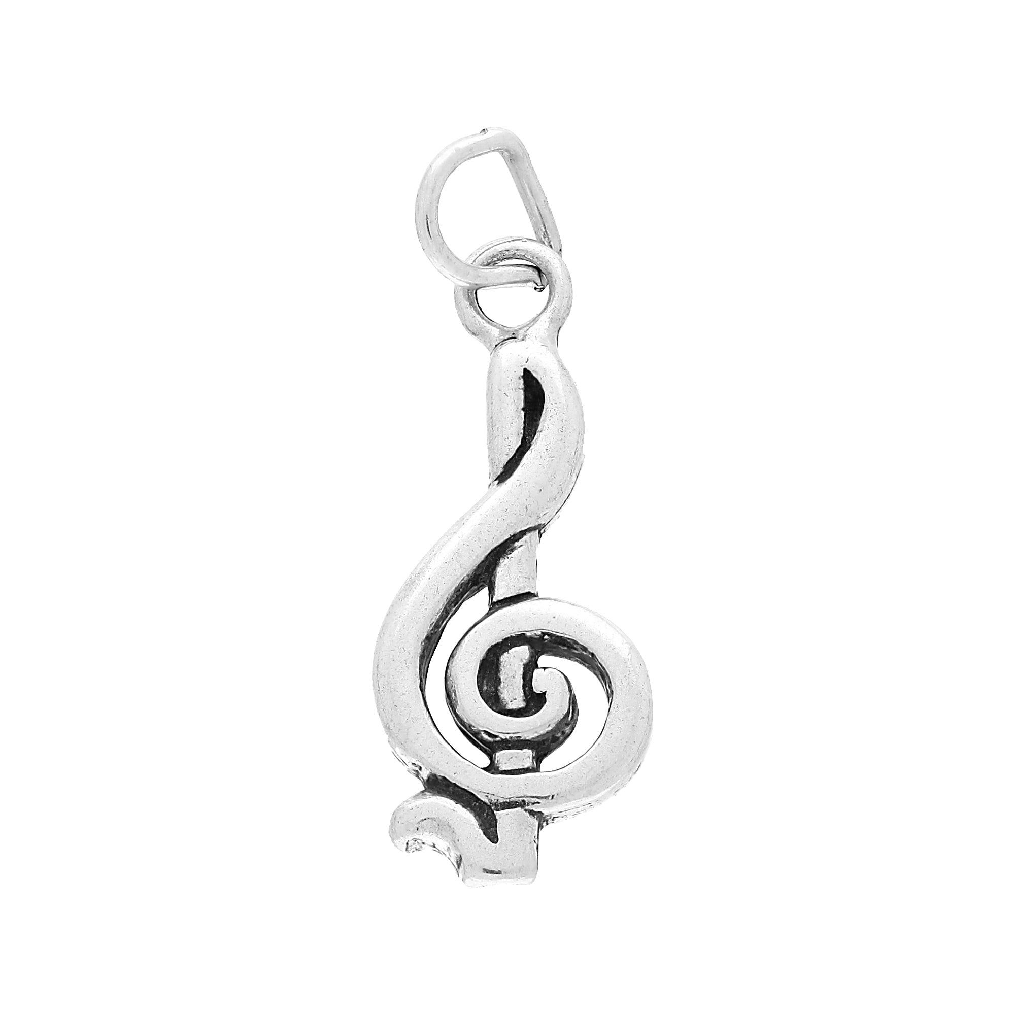 Sterling Silver Treble Clef Charm | TheCharmWorks