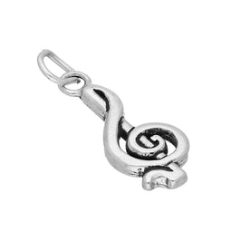 Sterling Silver Treble Clef Charm