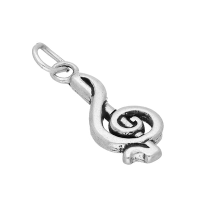 Sterling Silver Treble Clef Charm