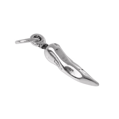 Sterling Silver 3D Chilli Charm