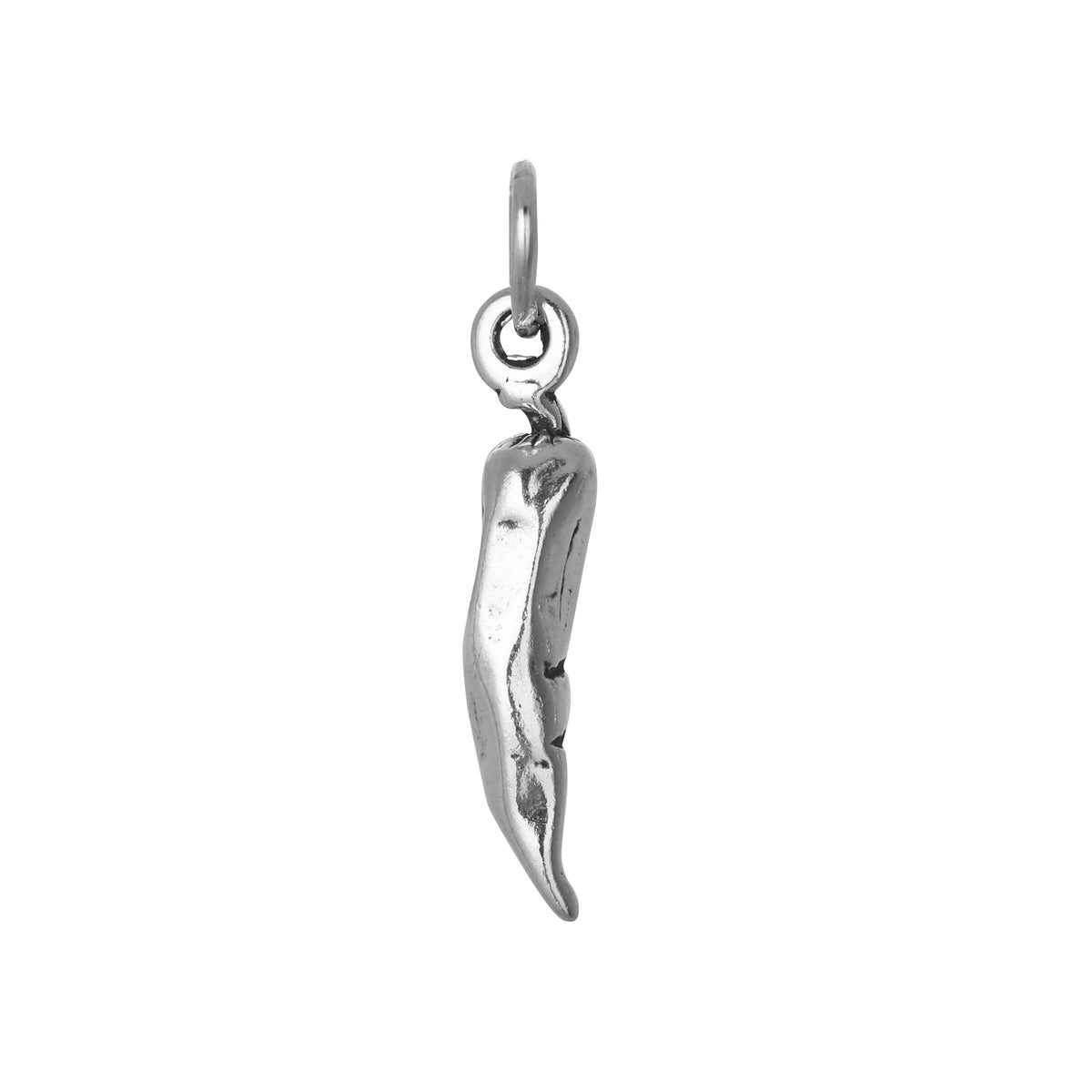 Sterling Silver 3D Chilli Charm